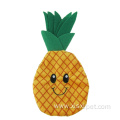 Custom Fruit Plush Pineapple Pet Toy